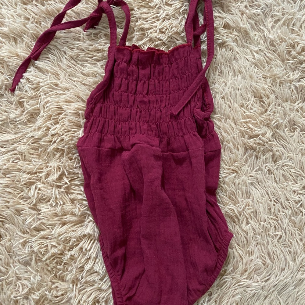 Maroon romper